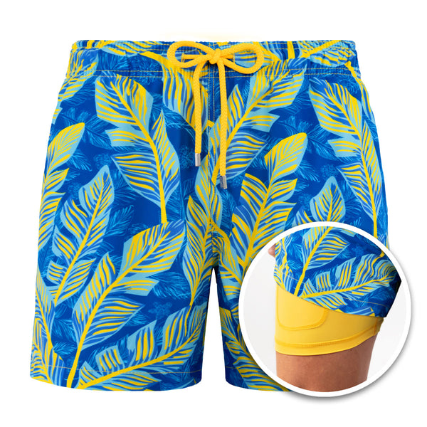 Electric Leaves - Mid-Length Hybrid Short - Capelle Miami