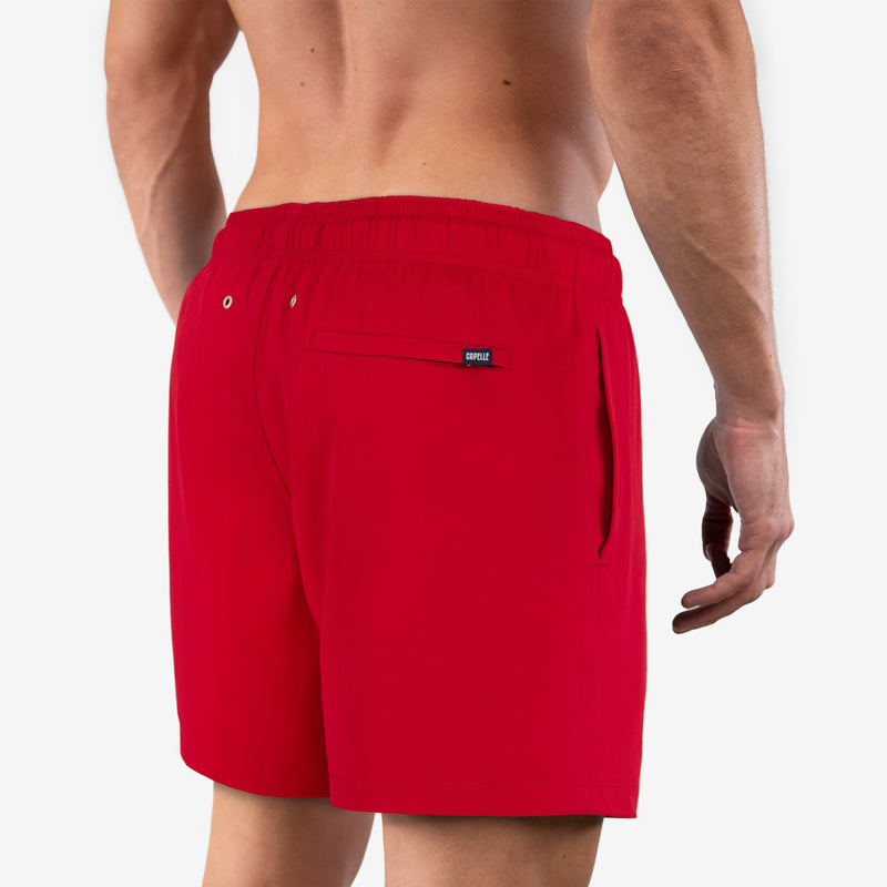 Red Scarlet - Mid-Length Hybrid Short - Capelle Miami